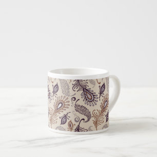 Olikt fjädermönster espressomugg