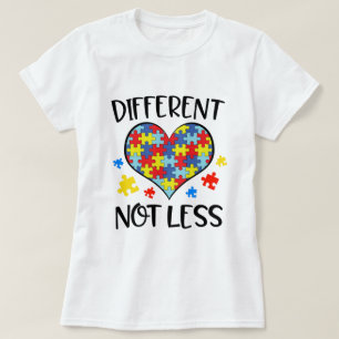 Olikt inte mindre Autismmedvetenhetcitationstecken T Shirt