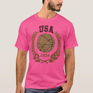 Olimpic 2024Basketball Usa T Shirt