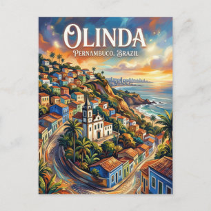 Olinda Brasilien Vykort