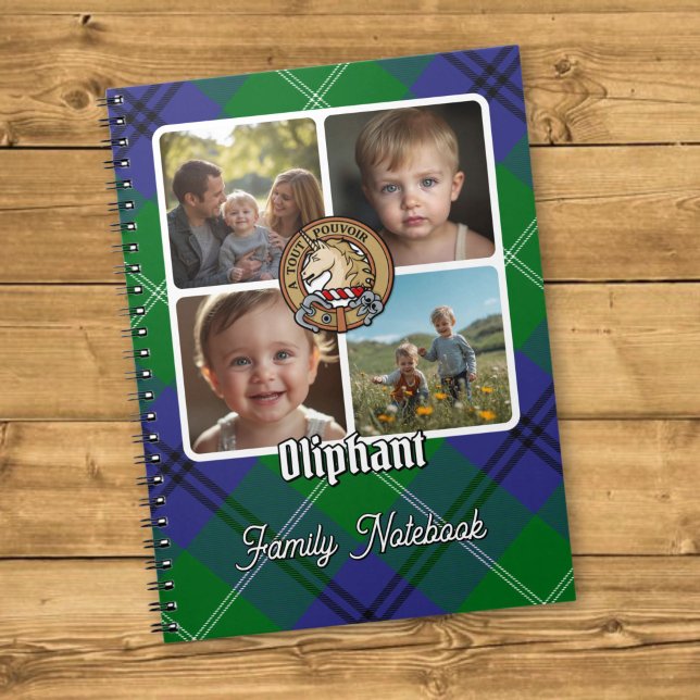 Oliphant Familj Foto Collage Anteckningsbok (Skapare uppladdad)