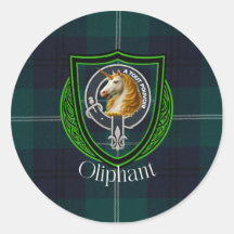 Oliphant skotska klan tartan & vapen