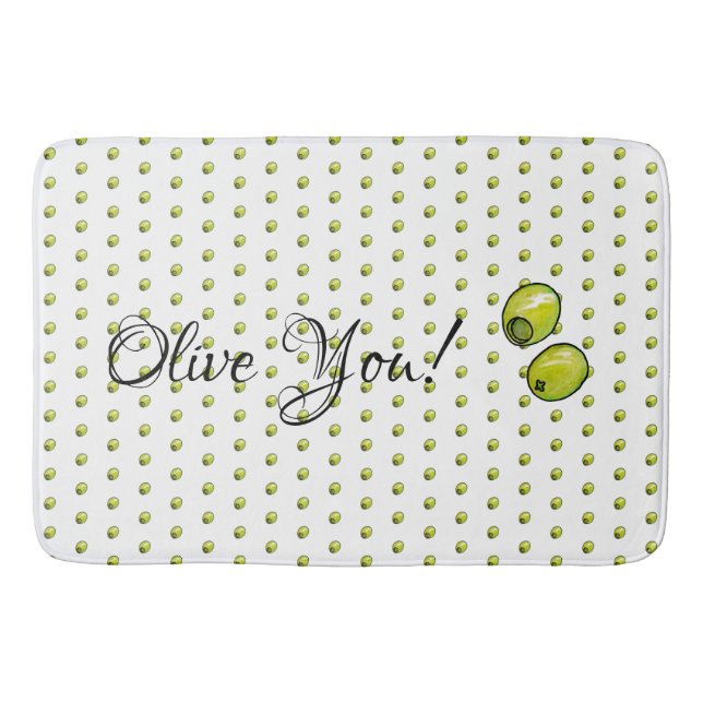 Oliv Badrumsmatta (Framsidan)