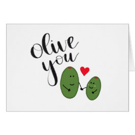 Oliv dig hälsningskort