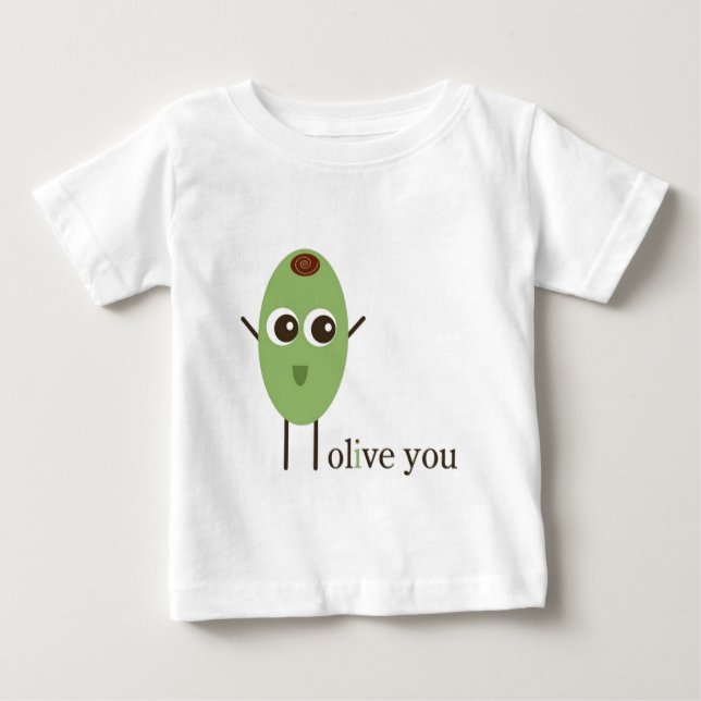 Oliv dig tee shirt (Framsida)