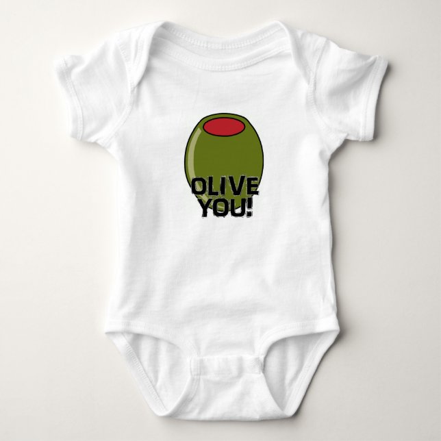 Oliv dig tee shirt (Framsida)