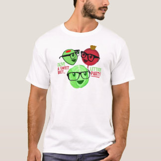 Oliv ett sött betagrönsallatparty tee shirt