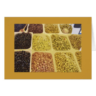 Oliv för försäljning! hälsningskort