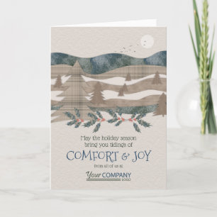 Oliv grönt, Blue Nature Company Helgdagskort Kort