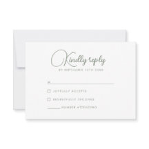 Oliv grönt Bröllop OSA för Wildblomma-Elegant