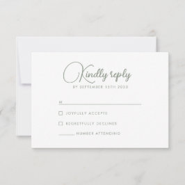 Oliv grönt Bröllop OSA för Wildblomma-Elegant