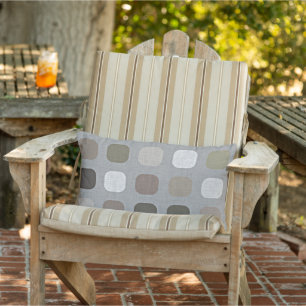 Oliv grönt Brown Mauve Taupe Round Square Art Lumbarkudde
