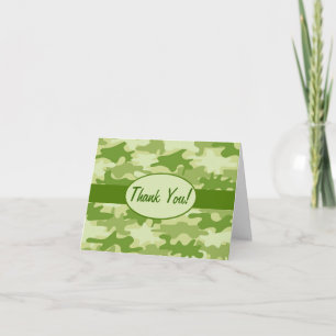 Oliv grönt Camo Camouflage Tack Anpassningsbar Kort