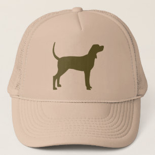 (Oliv grönt) CoonhoundSilhouette, Keps
