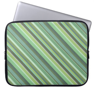 Oliv grönt diagonalt rand laptop fodral