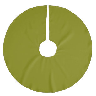 Oliv grönt julgransmatta borstad polyester