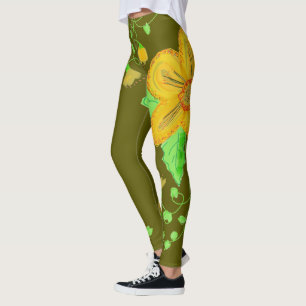 Oliv grönt lagstiftning leggings
