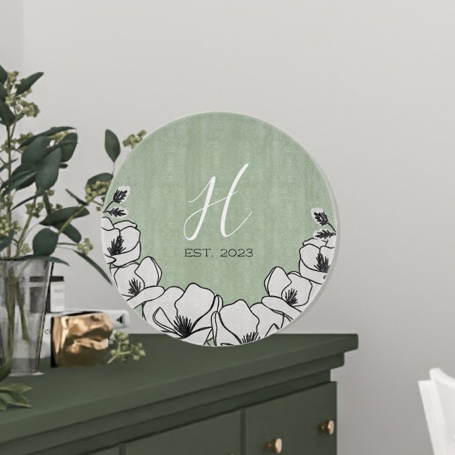 Oliv grönt Magnolia Flower-Anpassningsbar (Skapare uppladdad)