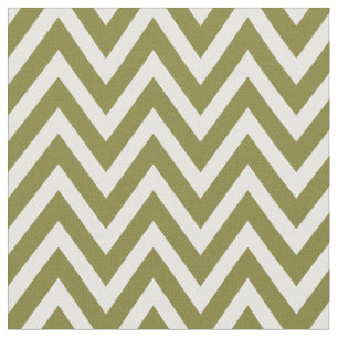Oliv grönt Modern Chevron Rand Tyg