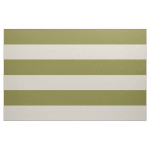 Oliv grönt och Beige Wide Rand stor  Tyg