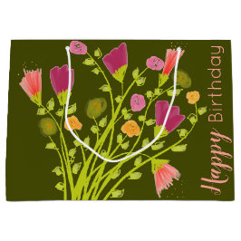 Oliv grönt och korall