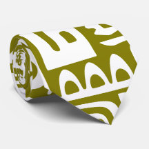 Oliv grönt och vita luder på 7