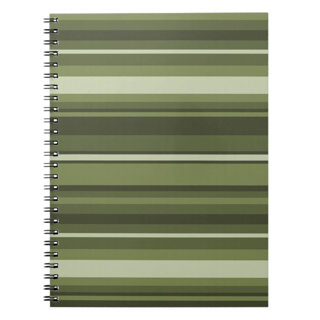 Oliv grönt rand anteckningsbok (Framsidan)