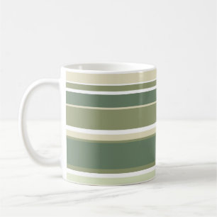 Oliv grönt rand kaffemugg