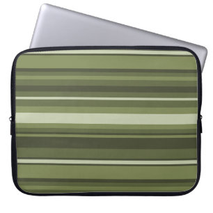 Oliv grönt rand laptop sleeve