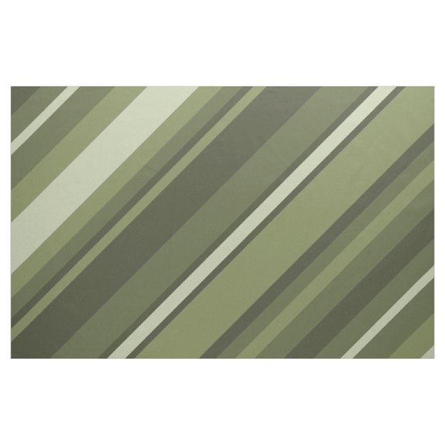 Oliv grönt rand tyg (Fat Quarter)