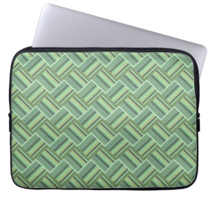Oliv grönt rand-viva laptop sleeve