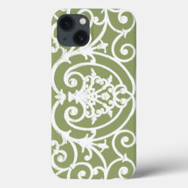 Oliv grönt rullverk mönster Fodral-Mate iPhone ca