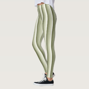 Oliv grönt skugga rand leggings