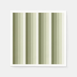 Oliv grönt skugga rand pappersservett