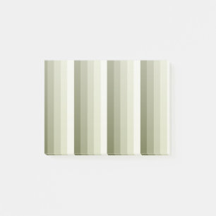 Oliv grönt skugga rand post-it block
