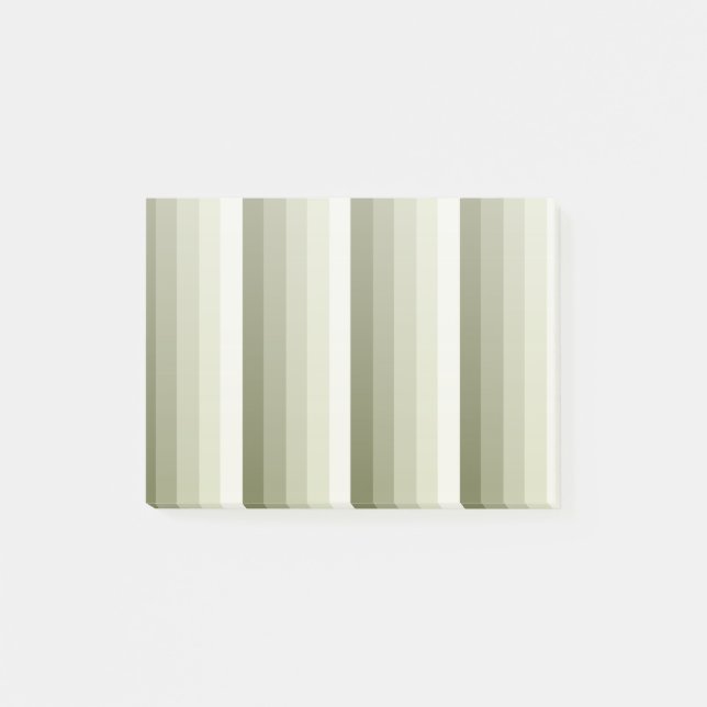 Oliv grönt skugga rand post-it block (Framsida)