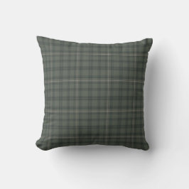 Oliv grönt Tartan Play Rustic Farmhouse Accent Kudde