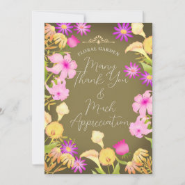 Oliv grönt vacker dag tack kort