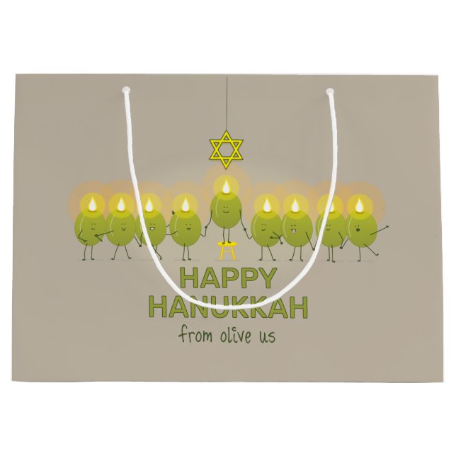 Oliv Hanukkah Menorah (Framsidan)