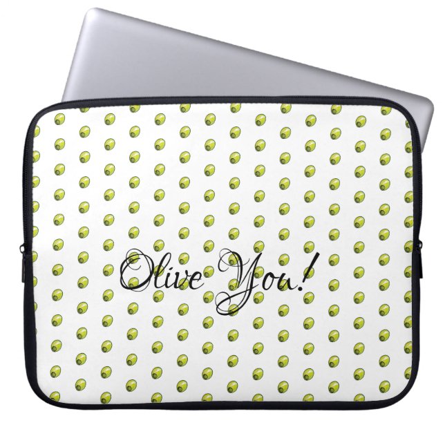 Oliv Laptop Sleeve (Framsidan)
