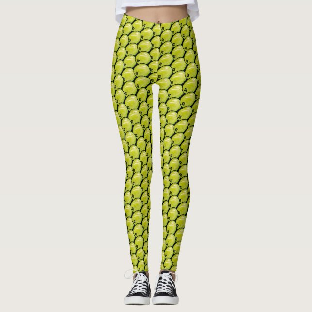 Oliv Leggings (Framsida)