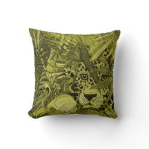 Oliv Leopardydd Bush Kudd