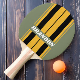 Oliv Nattljus Brädlistade med Namn Pingisracket