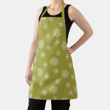 Oliv Nyckfull Himmelskt Blommigt Medium