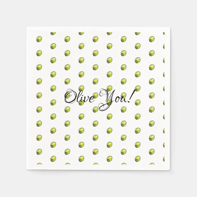 Oliv Pappersservett (Framsidan)