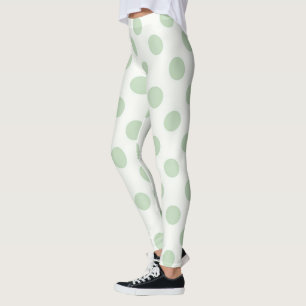 Oliv Polkprickar Leggings