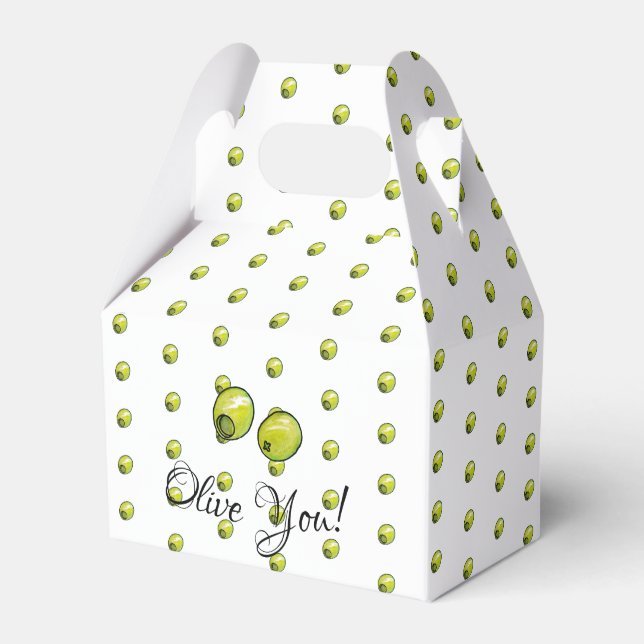 Oliv Presentaskar (Framsidan Sidan)