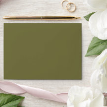 Oliv Rococo Kuvertfoder