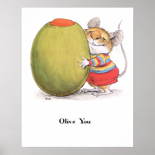 Oliv som du poster