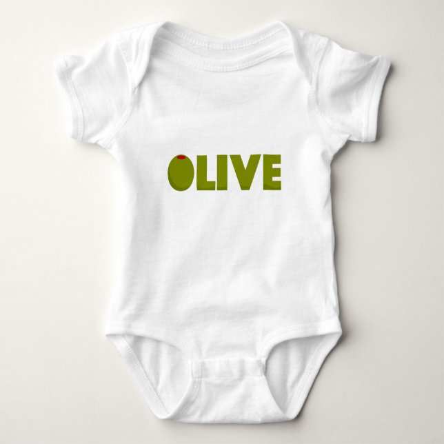 Oliv T Shirt (Framsida)